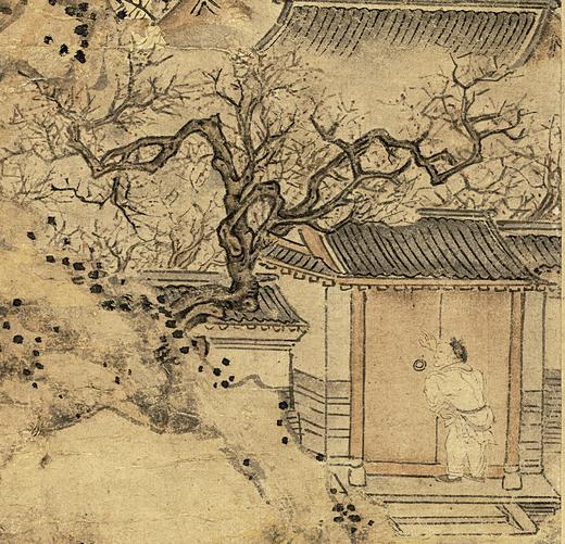 山庄客至图 复制画 商品图1