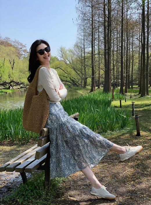 【云朵感~芭蕾德训鞋】 透气超高颜值‼️厚底增高，舒适性第一名！各种风格都百搭，裙子裤子随便穿，要潮有潮‼ 增高显脚小，很好搭衣服❗️❗ 商品图5