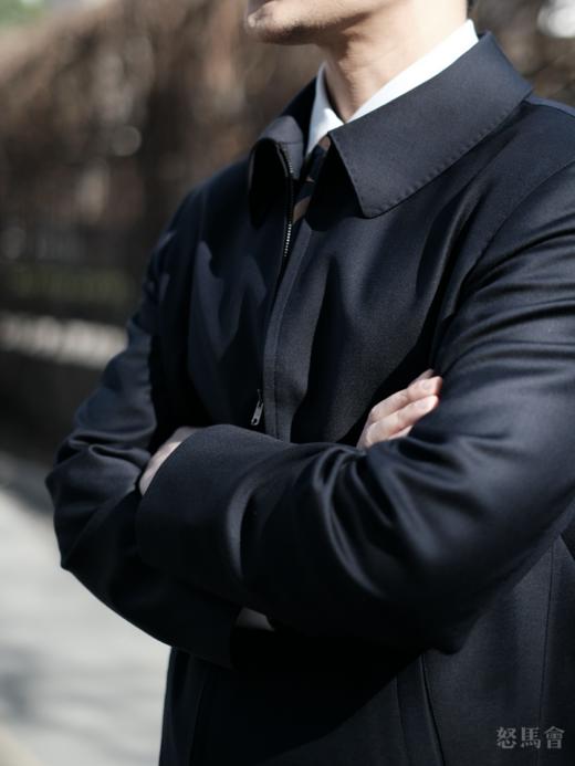 Loro Piana 130支澳洲美丽诺羊毛藏蓝色公务夹克（RIRI拉链） 商品图1