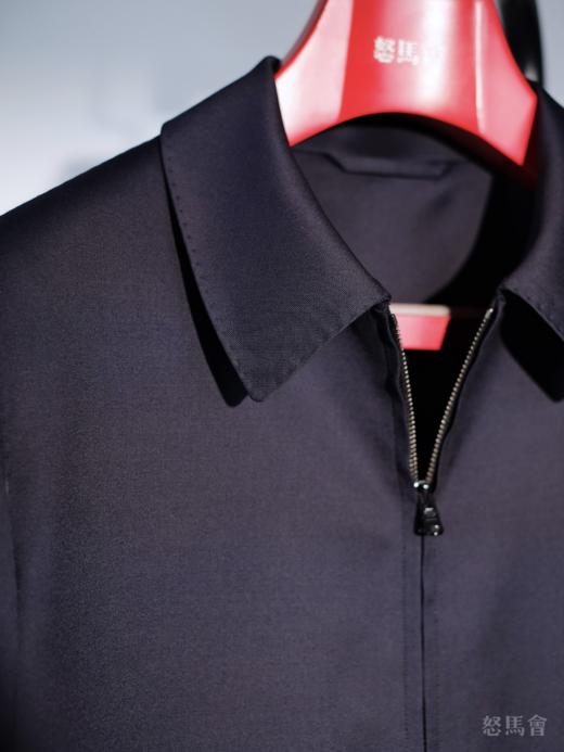 Loro Piana 130支澳洲美丽诺羊毛藏蓝色公务夹克（RIRI拉链） 商品图2