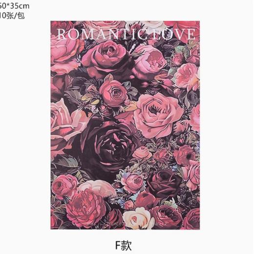 甜心花漾 油画风艺术纸 商品图7