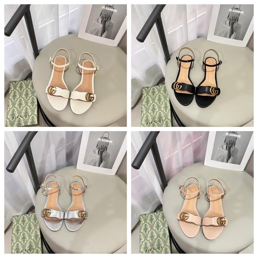 点此购买 古驰春季女士经典平底凉鞋 dx 317777 商品图0