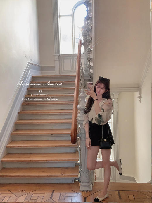 金蘑菇菇 the roe钟情海棠花 / 夏末娇贵美人 可拆卸蝴蝶结 商品图4