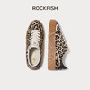 Rockfish 901厚底豹纹德训鞋美式复古增高芭蕾时尚休闲板鞋 商品缩略图0