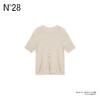 N°28 夏季2025新款法式设计感短袖针织衫女垂感圆领套头T恤上衣895251M501 商品缩略图5
