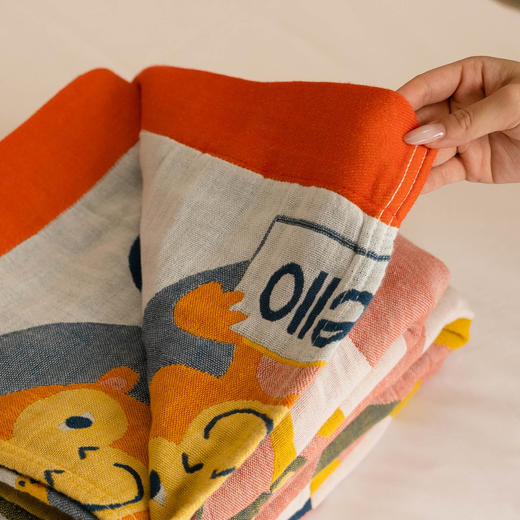 【武汉-蔡甸】汉棉盖毯多款多色纯棉纱布毛巾被150*200/200*230 商品图3