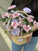 紫精灵康乃馨手提篮 商品缩略图0