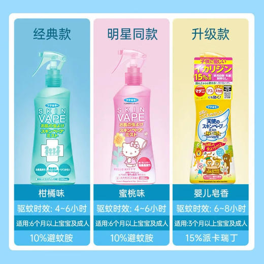 日本VAPE驱蚊喷雾100ml / 200ml（一般贸易） 商品图1