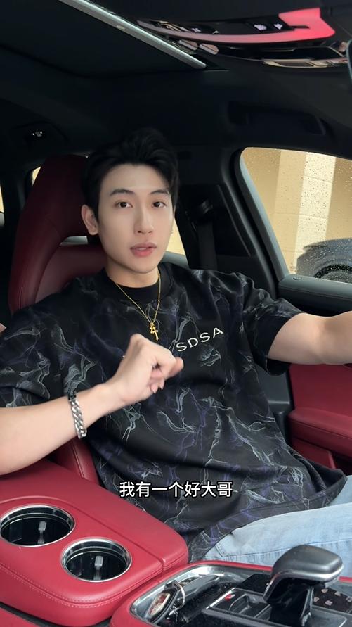 T3254夏季高级感新款美式扎染晕染短袖T恤立体字母圆领宽松百搭上衣 商品图0