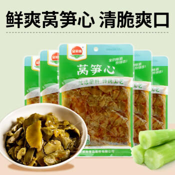 金菜地120g*5袋金菜地莴笋心微辣拌饭小菜酱菜咸菜开味菜下饭菜 /粮油调味 /调味品 /榨菜/酱腌菜 商品图0