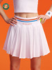 罗兰加洛斯法网网球裙女夏季新款白色百褶短裙撞色弹力半身运动裙 商品缩略图1