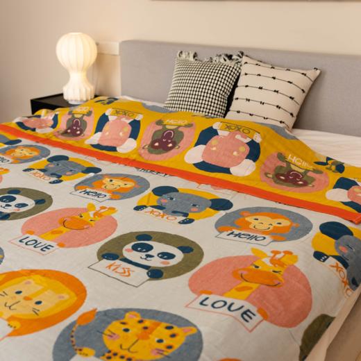 【武汉-蔡甸】汉棉盖毯多款多色纯棉纱布毛巾被150*200/200*230 商品图2