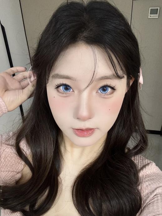 Lillilly旗下|Y26粉茸花&Y27蓝梦蝶 | 14.5mm白狮参考着色大直径 | 月抛2片 商品图7