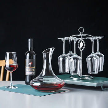 CLITON红酒杯水晶玻璃高脚杯12件酒具套装家用6个葡萄酒杯醒酒器开瓶器 商品图5