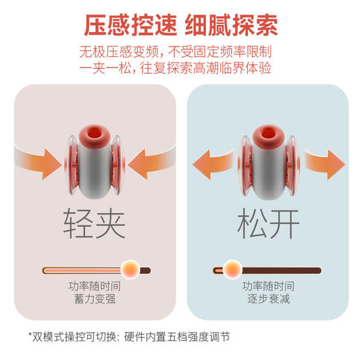 静音压力感应震动频率随压力调节吮吸跳蛋不入体轻喃16号机 商品图2