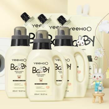 英氏婴儿洗衣液婴幼儿童洗衣液大人可用 酵素洗衣液 (3瓶3袋共7.8斤 ) 商品图0