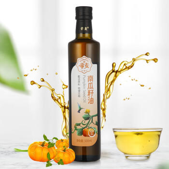 帝麦 食用油 南瓜籽油 冷榨初榨 南瓜子油500ml春节年货礼盒 热门商品 /粮油调味 /食用油 /特色食用油 商品图1
