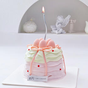 ins少女风奶油裙边蛋糕 | 糕匠