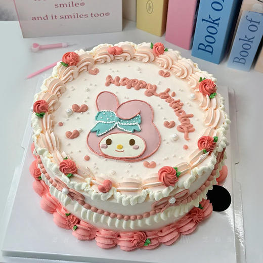 【粉色美乐蒂】女孩子都不能拒绝的美乐蒂--水果夹心生日蛋糕 商品图0