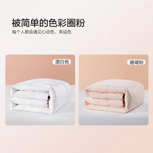 水星家纺A类裸睡级50%大豆被抑菌蓬松柔软亲肤透气夏被春秋被严选 商品图4