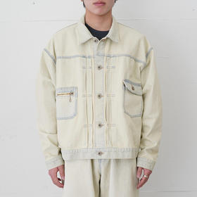 DAIRIKU "Ice Wash" 2PKT Denim jacket 冰雪洗水洗牛仔夹克外套