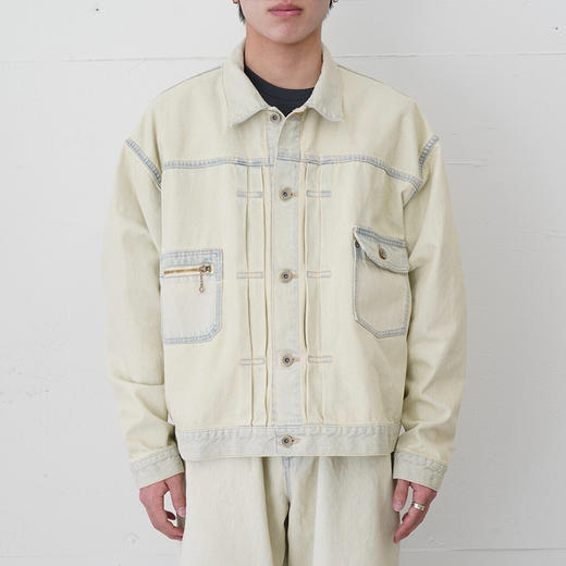 DAIRIKU "Ice Wash" 2PKT Denim jacket 冰雪洗水洗牛仔夹克外套 商品图0