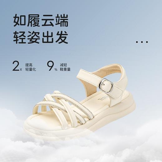 ANNIL/安奈儿童鞋儿童运动凉鞋女童软底透气2025夏季鞋潮流休闲中大童鞋HG5206275 商品图2