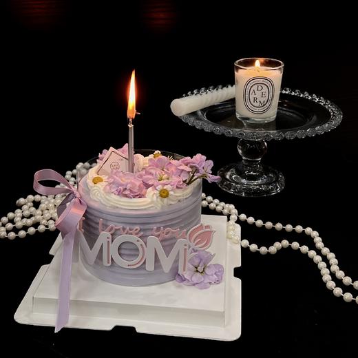 烤爱·莫奈花园·情人节蛋糕·紫色生日蛋糕/聚会/下午茶/低糖动物奶油【仅限深圳配送】 商品图2