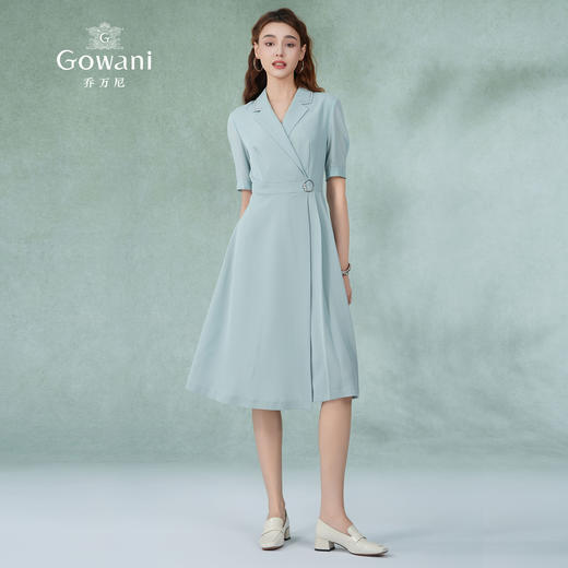 乔万尼法式连衣裙新款女气质收腰高端精致显瘦长裙ET2E259 商品图3