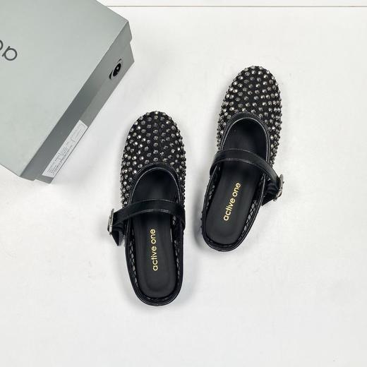 点此购买 Active one夏季女士网纱烫钻拖鞋 dx 317782 商品图5
