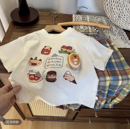 【观偎】纯棉T恤 夏季亲子款夏装玩偶T恤卡通T恤 8862 商品图6