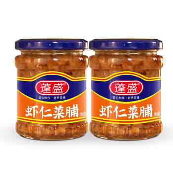 蓬盛 虾仁菜脯195g*2 香脆虾仁萝卜干 下饭菜咸菜早餐杂咸 潮汕特产 /粮油调味 /调味品 /榨菜/酱腌菜 商品图3