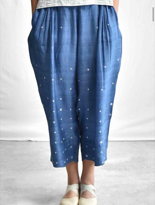 MAKU textiles｜真丝扎染图案休闲裤 商品图4