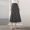 【专属特价】熙世界繁花半身裙女2025夏季新款高腰雪纺a字裙复古浪漫碎花长裙 商品缩略图1