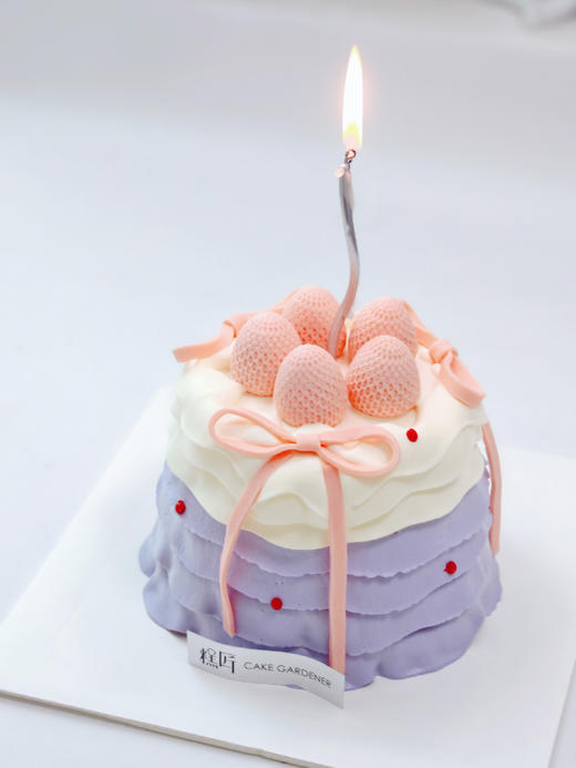 ins少女风奶油裙边蛋糕 | 糕匠 商品图3
