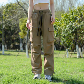 LUCKY DEER/幸运鹿户外情侣防晒速干透气工装休闲裤