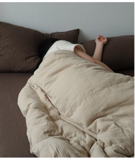 🔥【玛万生活 MAWALIFE老钱风皱皱纱四件套】｜把百万民宿的松弛感搬回家 ✨ ✅ 百万民宿同款面料｜精梳棉界的“羊绒衫” 精选全棉双层纱！！！ 商品图2