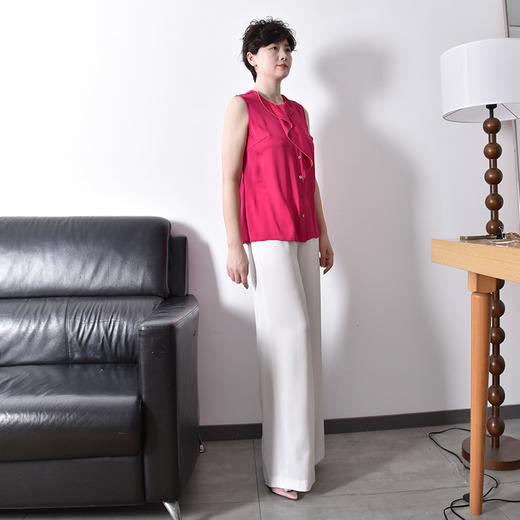 圣三利高定女装桑蚕丝上衣GA321K05 商品图1