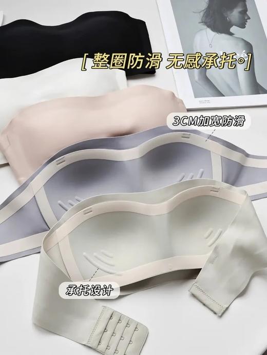 本团秒杀💰69‼原版【芮朵无肩带内衣】凉感隐形聚拢，狂甩不掉👙 全网无肩带销量王🔥日常款还送肩带👏  夏日穿吊带/露肩/低领衣服必备‼ 商品图3