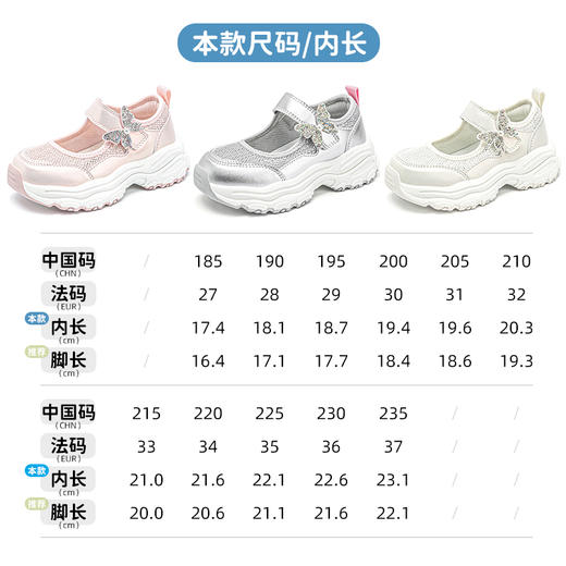 ANNIL/安奈儿童鞋儿童网面鞋透气2025春季新款中大童女童运动鞋宝宝鞋子HG5105207 商品图4