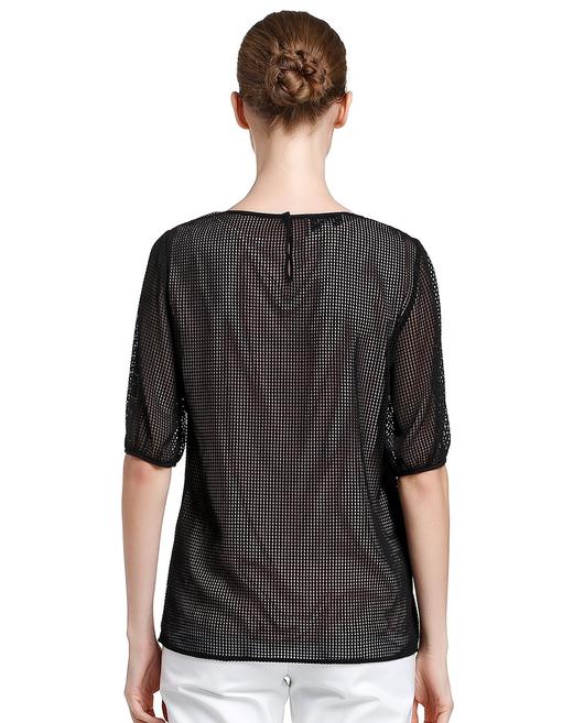 4894415338515 JOAN&DAVID 黑/浅粉色时尚淑女两件套中袖上衣 商品图1