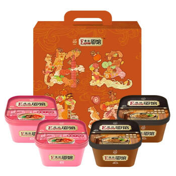 康师傅方便面 Express速达面馆 番茄*2+黑蒜油叉烧*2 泡面整箱装礼盒 /粮油调味 /方便食品 /方便面 商品图3