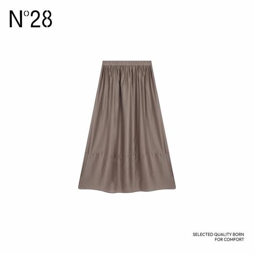N°28 '百搭神裙'2025新款A字裙透气休闲裙子百搭纯色半身裙885252Q602 商品图2