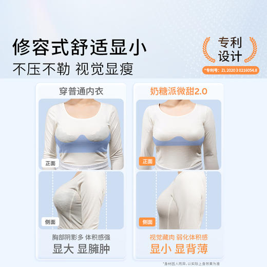 【奶糖派·微甜蕾丝内衣】70-100底围全覆盖，轻盈透气，大胸显小，穿衣显瘦 商品图1