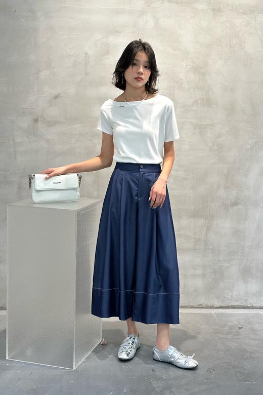 T56312#时尚斜肩露背修身显瘦T 商品图2