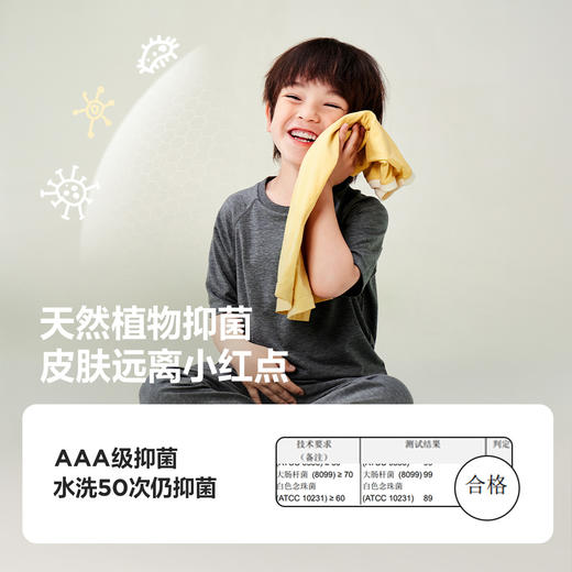 【99元任选3件】【植物芯】迷你巴拉男女童天丝家居服夏新款亲子抑菌睡衣 商品图4