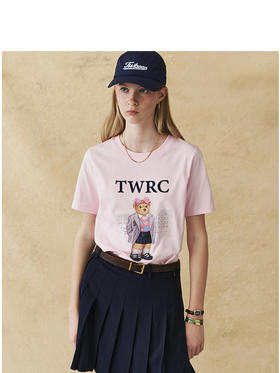 TeenieWeenie小熊卡通短袖圆领T恤女夏季女t恤TTRA25M506Z