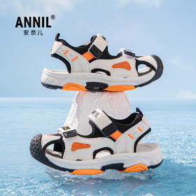 ANNIL/安奈儿潮流耐穿厚底外穿男女童包头透气沙滩鞋2025夏季新款HM5206339