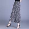 MYX-AS-7331-L时尚印花半身裙2025夏季新款垂感修身显瘦A字裙高腰通勤气质长裙 商品缩略图1