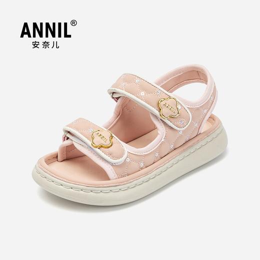 ANNIL/安奈儿女童公主露趾沙滩凉鞋2025夏季新款HG5206271 商品图4